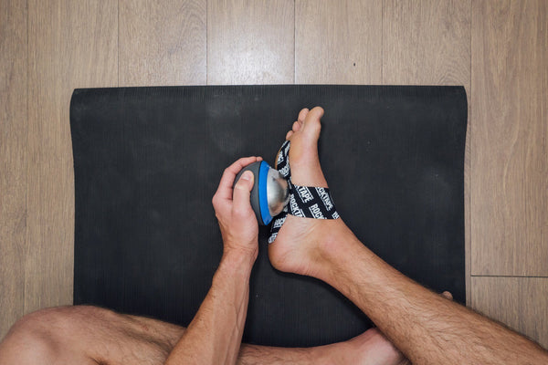 How To Fix Plantar Fasciitis Using KT Tape and Ice Massage